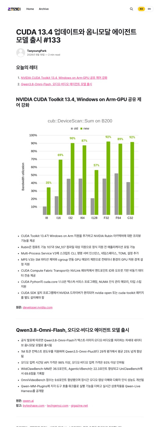 조코레터 133호 본문